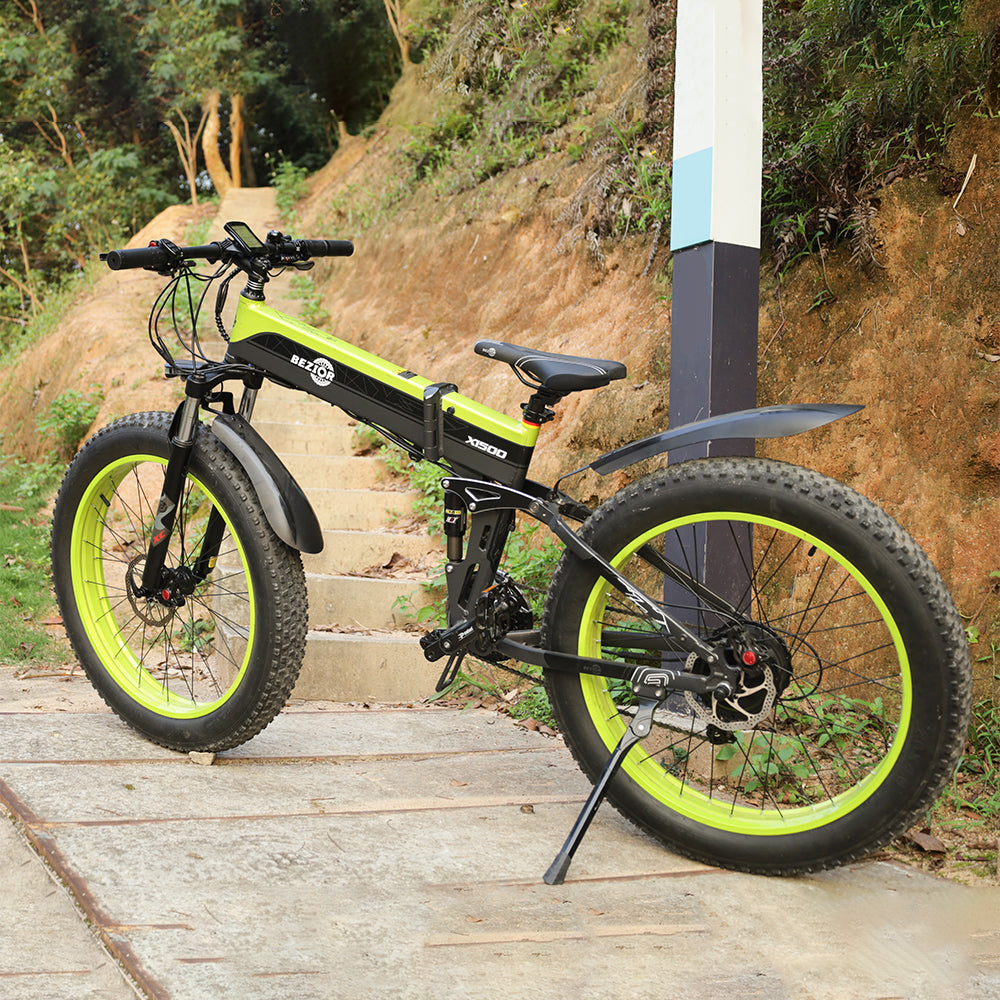 Bezior X1500 Electric Mountain Folding Bike