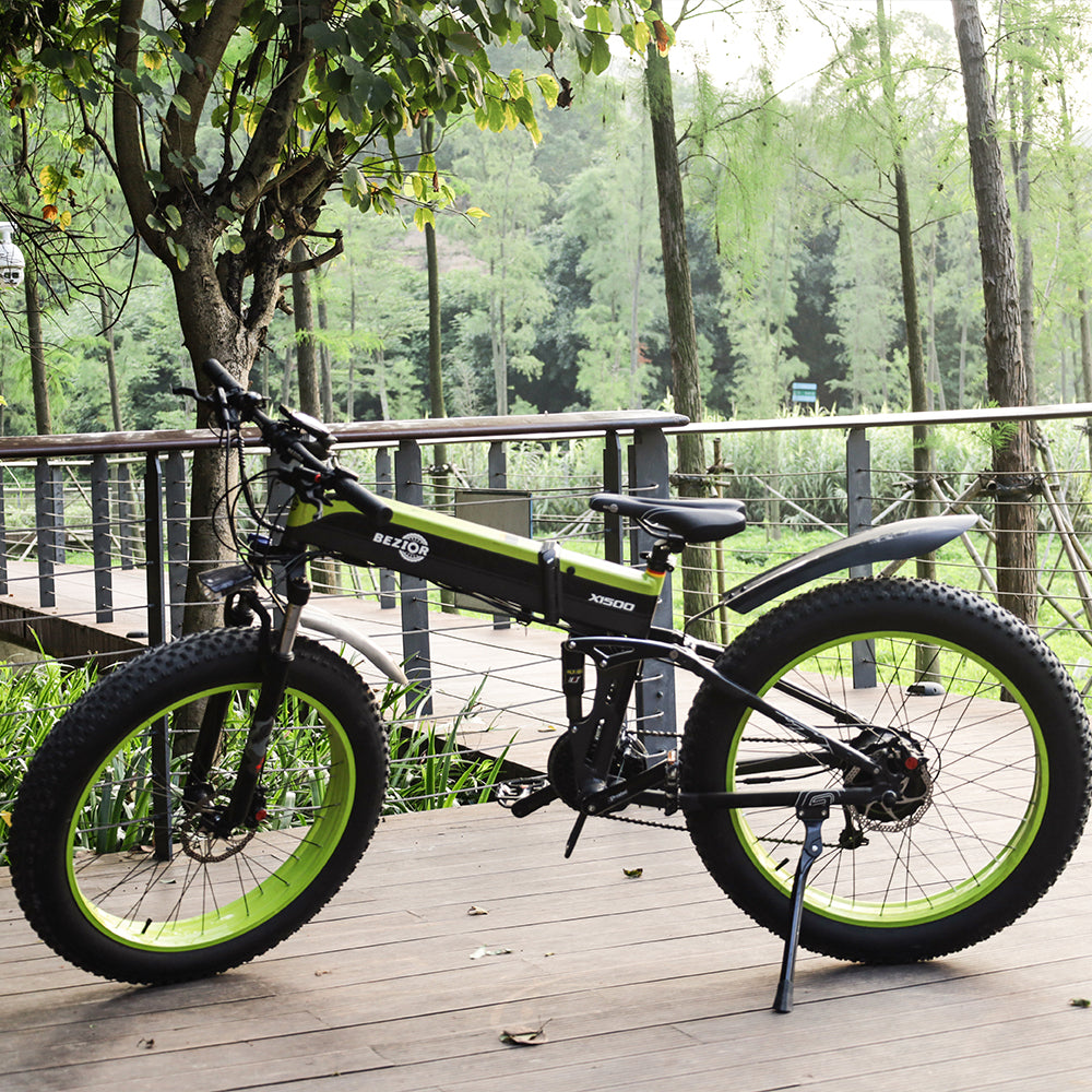 Bezior X1500 Electric Mountain Folding Bike