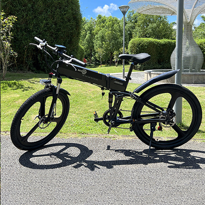 Vélo pliant de montagne électrique Bezior X500 Pro avec pneus intégrés