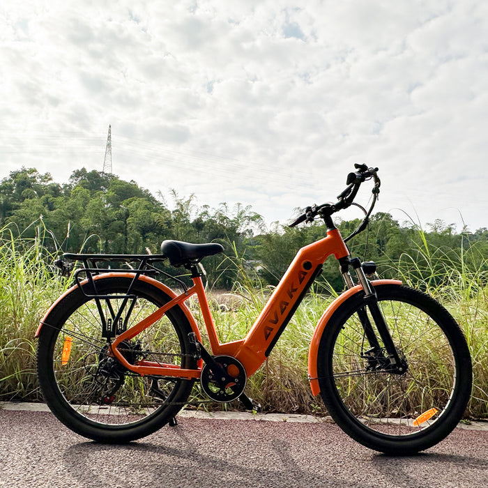 Bicicleta urbana elétrica AVAKA K200