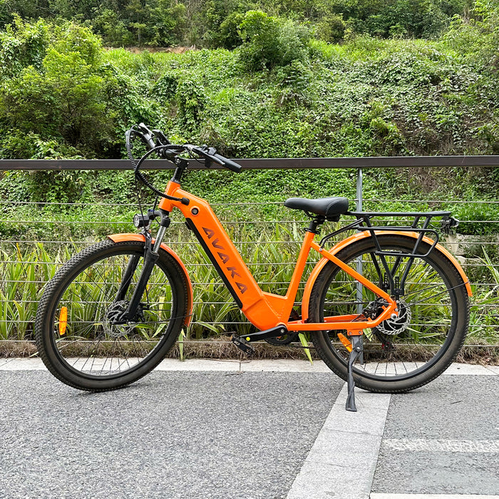 Bicicleta urbana elétrica AVAKA K200
