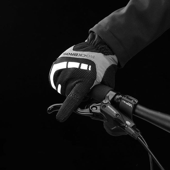 Cykling Fuldfinger vindtætte varme handsker