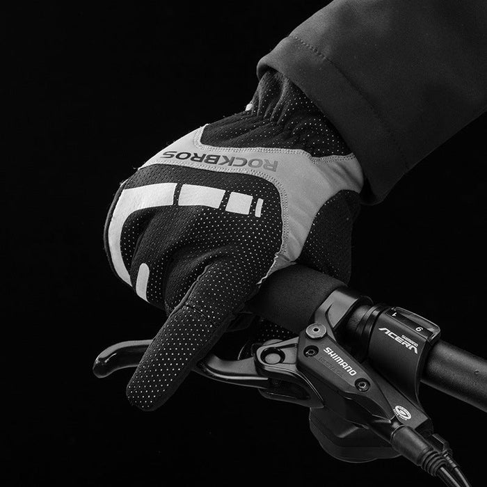 Cykel berøringsskærm termiske vindtætte handsker