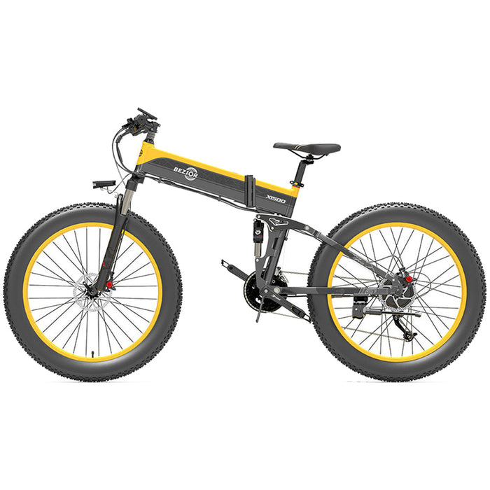 Ηλεκτρικό αναδιπλούμενο ποδήλατο βουνού Bezior X1500
