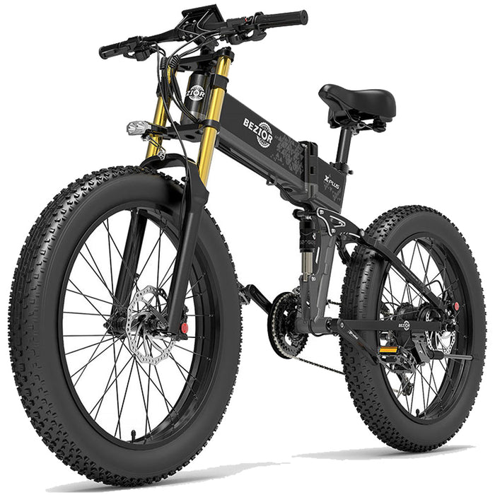 Bezior X Plus Electric Mountain Folding Bike