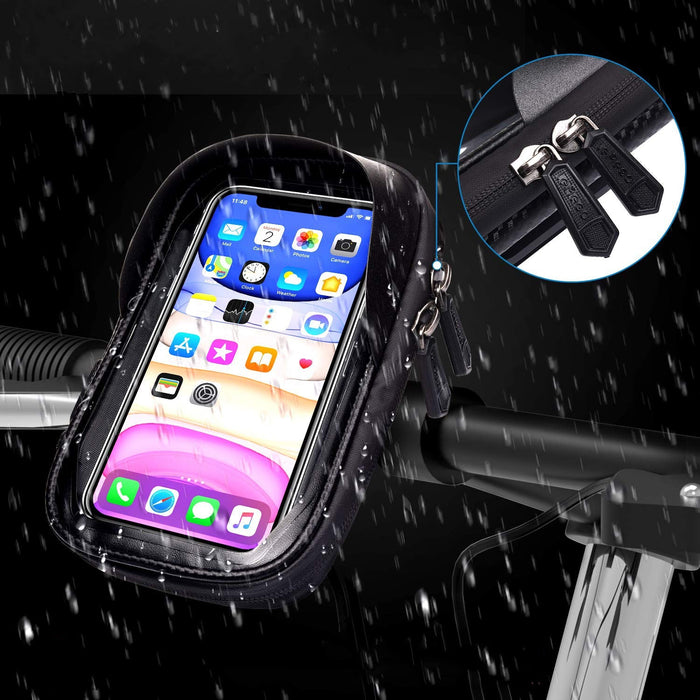 Βάση κινητού τηλεφώνου με αδιάβροχη οθόνη αφής ποδηλάτου