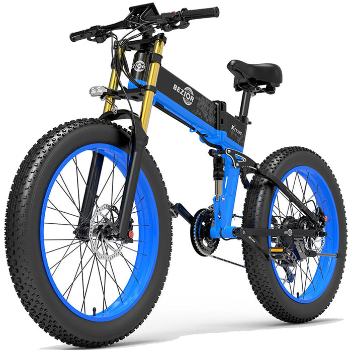 Bezior X Plus Electric Mountain Folding Bike