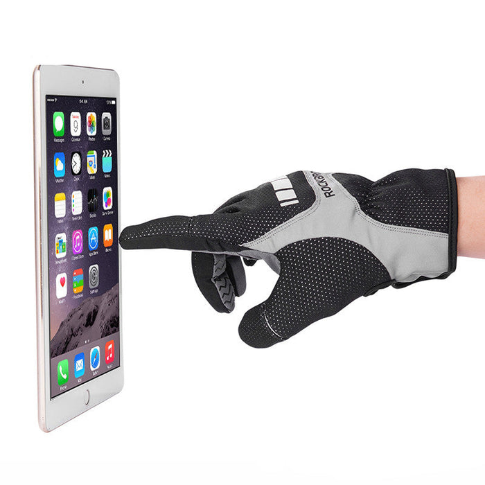 Cycling Full Finger Windproof Warm Gloves